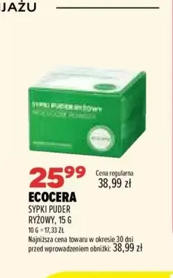 Sypki puder ryżowy Ecocera promocja w Drogerie Natura