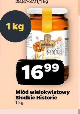 Miód wielokwiatowy Słodkie Historie promocja w Netto