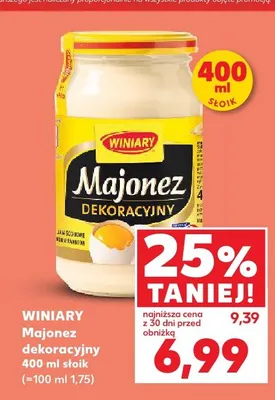 Majonez dekoracyjny Winiary promocja w Kaufland