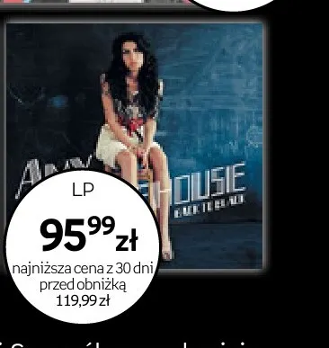 Płyta winylowa Amy Winehouse Back to Black promocja w Empik