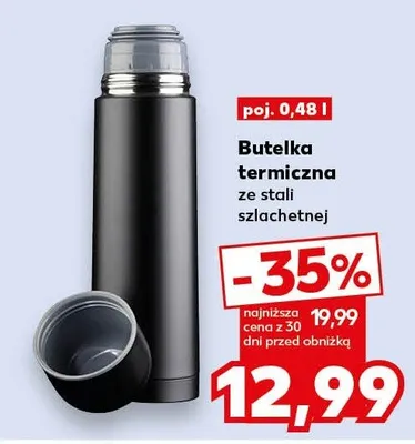 Butelka termiczna ze stali szlachetnej promocja w Kaufland