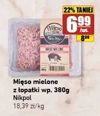 Mięso mielone z łopatki wieprzowej Nikpol promocja w API Market
