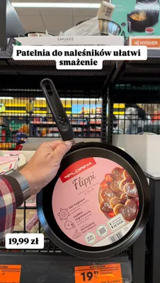 Patelnia aluminiowa do naleśników 25 cm promocja w Biedronka