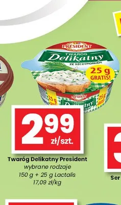 Twaróg Delikatny President promocja w emma MARKET