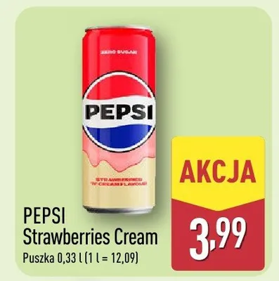 Napój Strawberries Cream promocja w Aldi