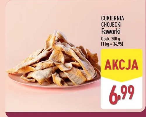 Cukiernia chojecki faworki promocja w Aldi