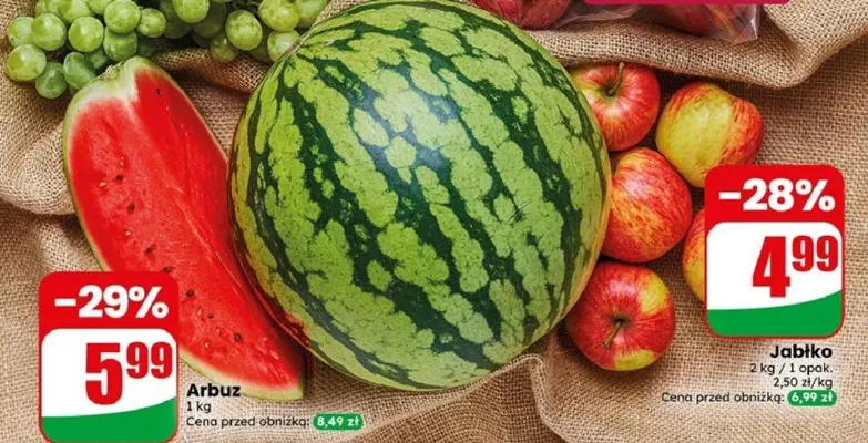 Arbuz promocja w Dino
