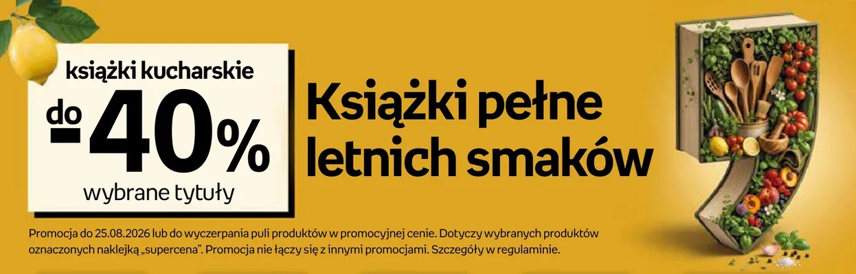 Książki kucharskie promocja w Empik