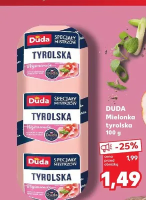 Mielonka tyrolska Duda promocja w Kaufland