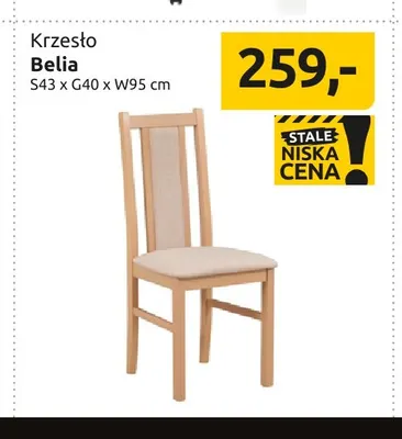 Krzesło Belia promocja w Black Red White