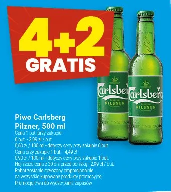 Piwo Carlsberg Pilzner promocja w Twój Market