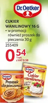 Cukier wanilinowy Dr. Oetker 16g promocja w Selgros