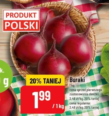 Buraki promocja w POLOmarket