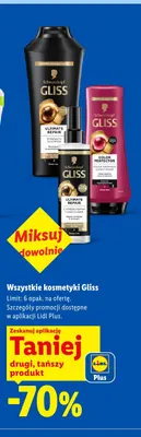 Ekspresowa odżywka do włosów Gliss Ultimate Repair promocja w Lidl