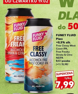 Piwo bezalkoholowe Free Fresh West Coast IPA promocja w Kaufland