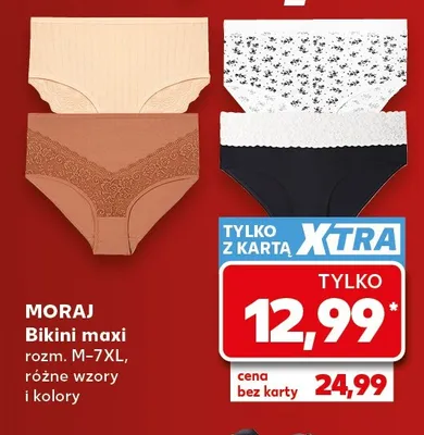 Majtki bikini maxi Moraj promocja w Kaufland