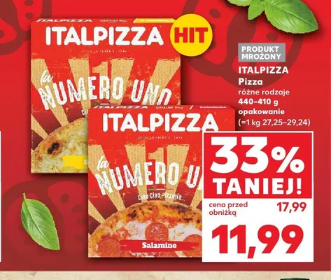 Pizza Italpizza La Numero Uno Salamino promocja w Kaufland