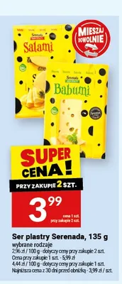 Ser plastry Serenada 135g promocja w Twój Market