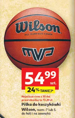 Piłka do koszykówki rozm.: 7 lub 5 promocja w Auchan