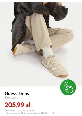 Sneakersy Guess Jeans promocja w eobuwie.pl