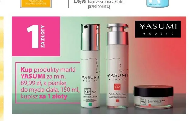 Kosmetyki Yasumi promocja w Hebe