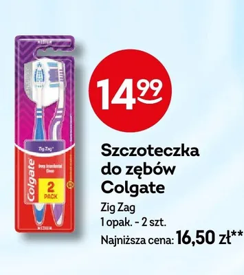 Szczoteczka do zębów Colgate Zig Zag 2-pak promocja w Żabka