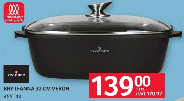 Brytfanna 32 cm Veron promocja w Selgros