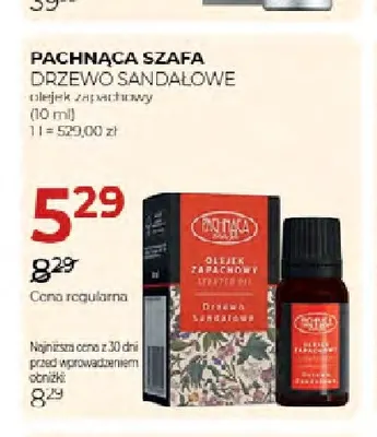 Olejek zapachowy Drzewo Sandałowe Pachnąca Szafa promocja w Drogerie Jawa