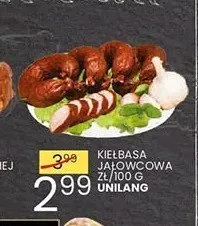 Kiełbasa jałowcowa Unilang promocja w Wafelek