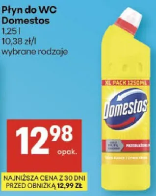 Płyn do WC Domestos promocja w Delikatesy Centrum