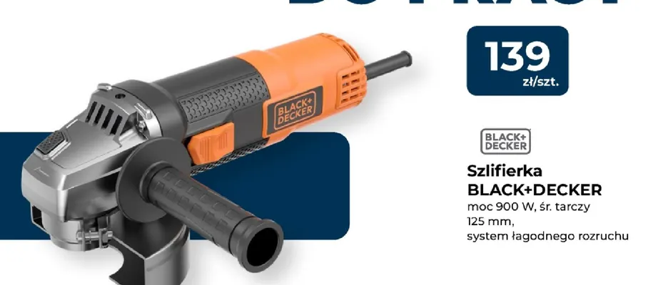 Szlifierka Black+Decker promocja w PSB Mrówka