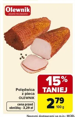 Polędwica z pieca Olewnik promocja w Carrefour