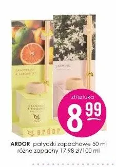 Patyczki zapachowe Ardor promocja w Drogerie Jasmin