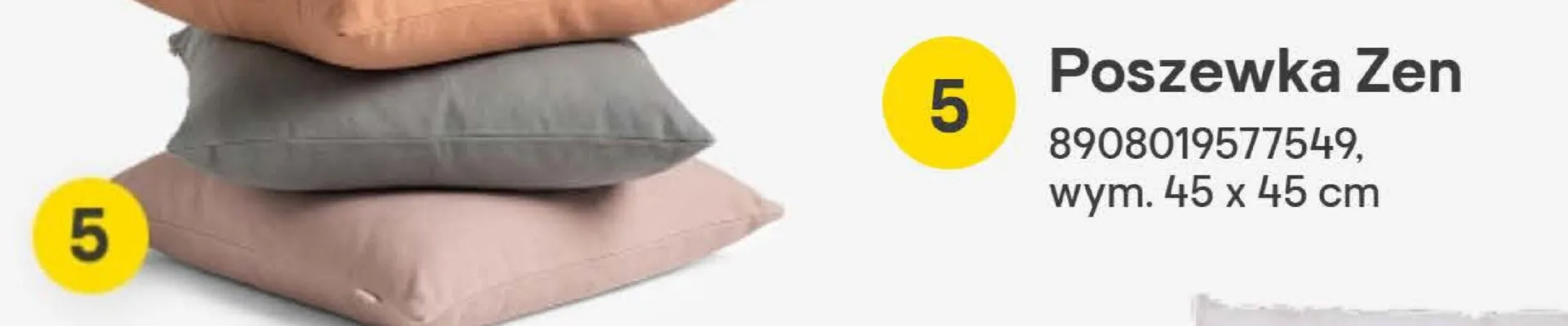 Poszewka Zen promocja w Castorama