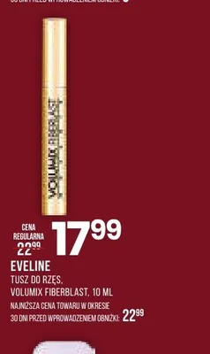 Tusz do rzęs EVELINE Volumix Fiberlast promocja w Drogerie Natura