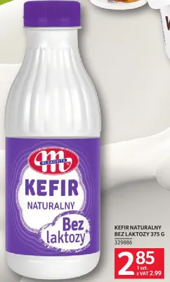 Kefir naturalny bez laktozy Mlekovita promocja w Selgros