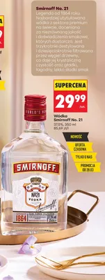 Wódka No. 21 350 ml promocja w Biedronka