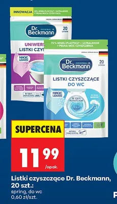 Listki czyszczące do WC promocja w Biedronka