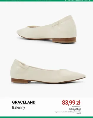 Baleriny GRACELAND promocja w Deichmann