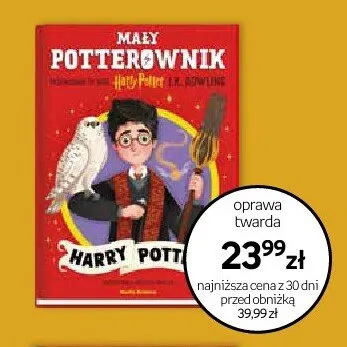 Książka Mały Potterownik Harry Potter oprawa twarda promocja w Dzień Dziecka