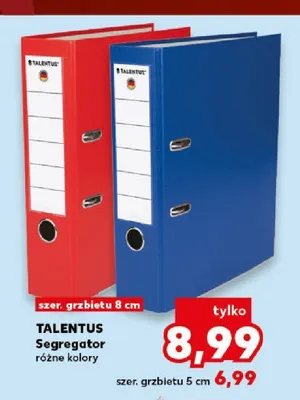 Segregator TALENTUS szer. grzbietu 5 cm promocja w Kaufland