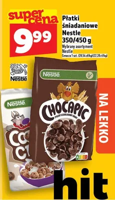 Płatki śniadaniowe Nestle 350/450g promocja w TOPAZ