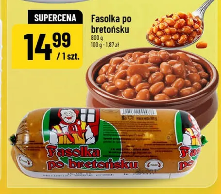 Fasolka po bretońsku Yabra promocja w POLOmarket