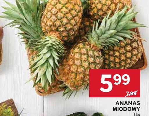 Ananas miodowy promocja w Stokrotka