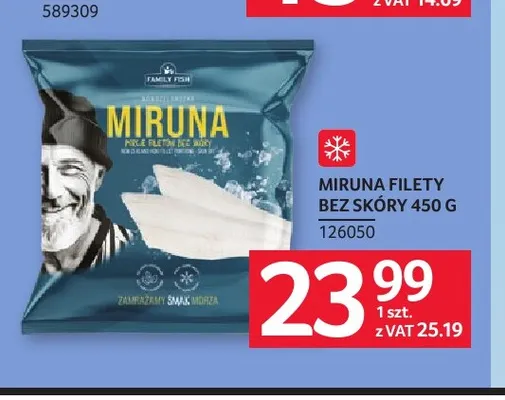 Miruna filety bez skóry Family Fish promocja w Selgros