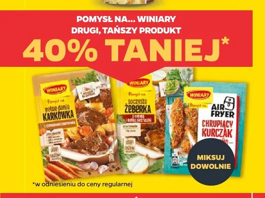 Pomysł na... soczyste żeberka Winiary promocja w Netto