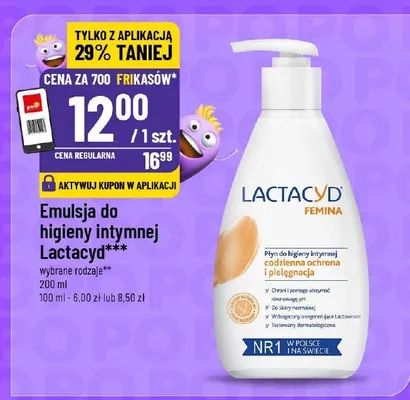 Emulsja do higieny intymnej wybrane rodzaje promocja w POLOmarket