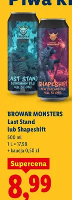 Piwo kraftowe Last Stand promocja w Lidl