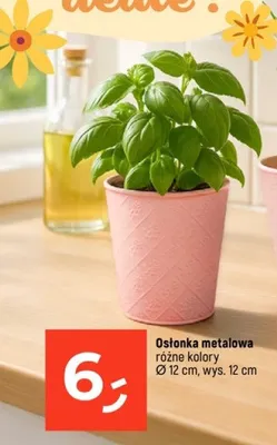 Osłonka metalowa różne kolory promocja w Dealz