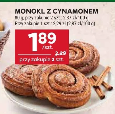 Monokl z cynamonem promocja w Stokrotka